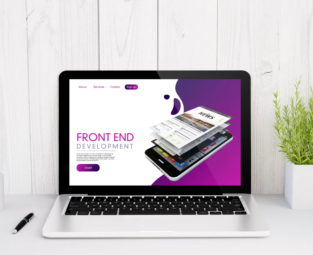 Website Design & Development working on analytics of a project